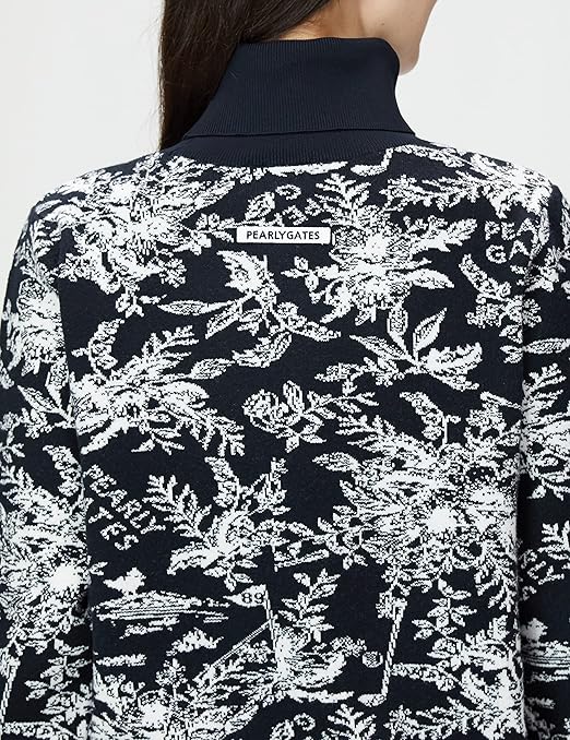 PEARLY GATES - NK PG BODY】E/ベアカノコ長袖モックネックカットソー | PEARLY